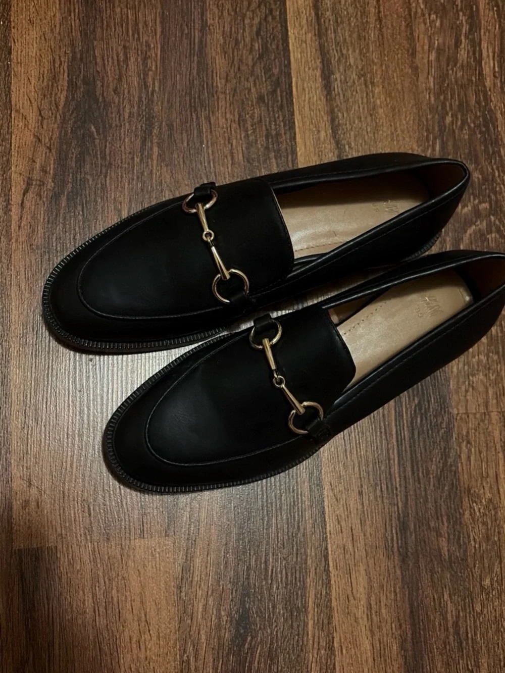 Men's Black Leather Bit Loafers - Classic Slip-On Dress Shoes